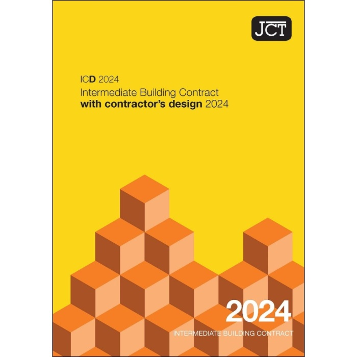 Intermediate Building Contract with contractor's design 2024 (ICD)