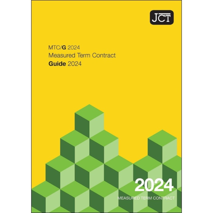 JCT Measured Term Contract Guide 2024 (MTC/G)