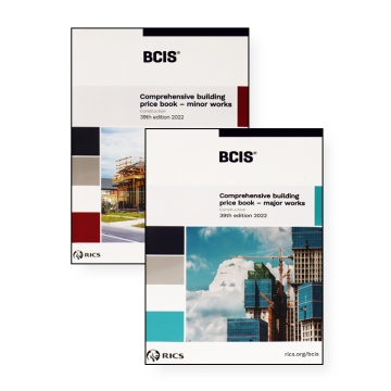 BCIS Comprehensive Building Price Book Major and Minor Works 2022 – 39th Edition